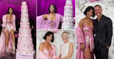 Торта на 10 ката, гости од српската естрада, провокативен стајлинг... Атмосферата на забавата на инфлуенсерката Дуња Јованиќ