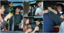 Ќе ве насмее: Јаков Јозиновиќ се сокри во автомобил и изненади среќни фанови кои воскликнуваа од радост