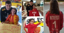 „Го сакам твојот дрес од 5 години“: Никола Митревски му исполни желба на девојче по пласманот на Македонија на СП