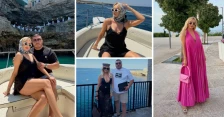 Живот со стил: Елена Најдоски во атрактивни стајлинзи на луксузно патување со сопругот во Италија