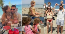 Софија и Јаков Спасов споделија фотографии од одморот со двете мали ќеркички