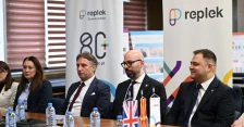По пробивот на британскиот пазар, Реплек ги претстави своите капацитети и развојни планови пред амбасадорот Метју Лосон