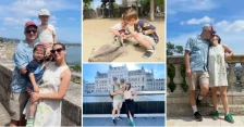 „Сите четворица“: Водителката Цеце Тодосовска со сопругот и двете деца на патување во Будимпешта