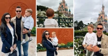Дизниленд, Ајфеловата кула, Ролан Гарос... Ракометарот Гоце Ојлески со сопругата Елена и синчето на патување во Париз