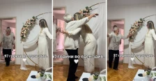 Скапоцен момент: Невеста од Скопје ја облече венчаницата на баба си и ја изненади до солзи