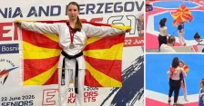 Македонското знаме се вееше во Сараево: Таеквондистката Ведрана Тунески освои злато