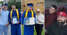 Ружица Максимовска горда мајка покрај синот Лука на неговата матура откако и татко му Перо Антиќ сподели фотографии со него