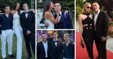 Емина Јаховиќ горда мајка на матурата на синот, Мустафа Сандал пристигна со новата сопруга