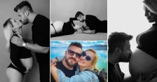 „Подготвени сме за нашето мало чудо“: Емилија Мицевска со вереникот во трудничка фотосесија пред породувањето