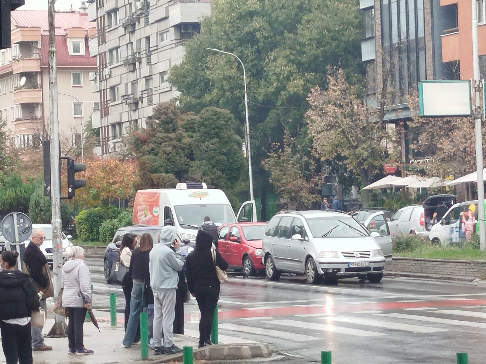 Судир меѓу три возила на „Партизанска“