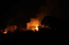 Пожар на непристапен терен над селото Арнакија