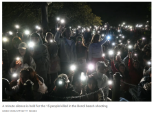 Минута молк за жртвите од терористичкиот напад на плажата Бонди за време на дочекот на Новата година во Сиднеј