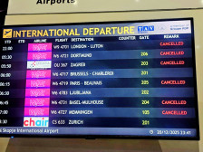 На аеродромот во Скопје откажани се осум лета, а еден е пренасочен