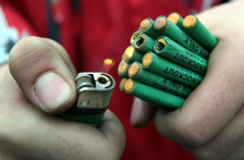 Уапсен маж од Кумановско, пронајдени пиротехнички средства