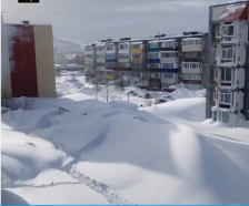 Снежни наноси до три метри во Камчатка