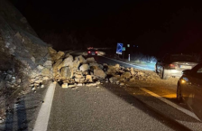 (Фото) Голем одрон на патот Скопје-Велес