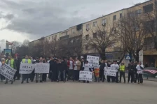 Втор протест во Куманово пред зградата на УЈП!