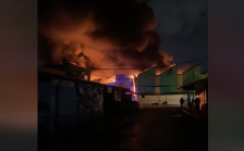 (Видео) Огромен пожар во Тирана