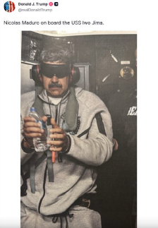 Трамп објави фотографија од Мадуро: „Спектакуларен напад каков што не е виден од Втората светска војна“ – Објавено и обвинението!
