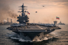 Персискиот Залив на раб на неизвесност: носачот „Абрахам Линколн“ се движи кон регионот