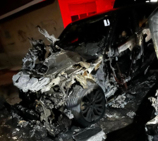 Четири лица осомничени за палењето на возило во Струмица