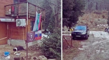 Откриена тајна база на паравојска на само 100 километри од македонската граница?! Мистериозен објект во ридовите, руско знаме, кучиња и луѓе вооружени до заби