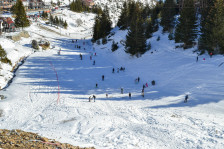 На Попова Шапка 97 сантиметри снег