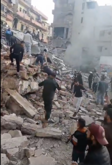 Трагедија во Либан: Се урна зграда, има загинати