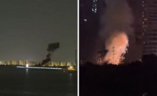 (Видео) Погодена луксузната Јас Марина во Абу Даби, Иран ја таргетираше и кулата во Дубаи: Драматични снимки од нападот