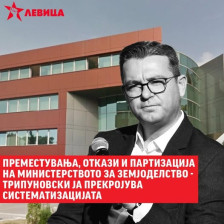 Левица: Преместувања, откази и партизација во Министерството за земјоделство