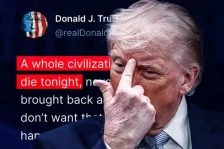 Трамп: Целата цивилизација ќе умре вечерва