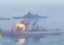 (Видео) Иран објави снимка од напад на американски воен брод