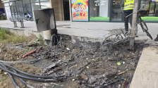 Пожар во станбена зграда во Кисела Вода: Станарите евакуирани – со мали деца и бебиња во раце брзале по скалите за да излезат од зградата!