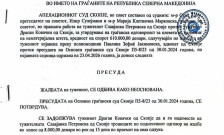 Апелација потврди дека Ковачки ја клеветел Петровска