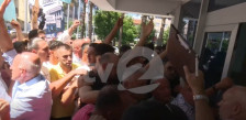 (Видео) Дебрешани бараат вода – протестот пред Општина Гостивар заврши со инцидент