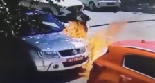 ОЈО Скопје предложи притвор за лицето што вчера намерно ги опожари возилата на Бугарската амбасада во Скопје