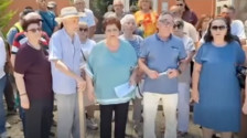 Група карпошани протестираа за слобода на Стевчо Јакимовски, подготвени и да ја демонтираат бараката поради која е осуден