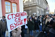 Српските студенти најавија голем протест во Краљево