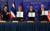 Лидерите на Тајланд и Камбоџа потпишаа проширен договор за прекин на огнот во присуство на Трамп - Либертас