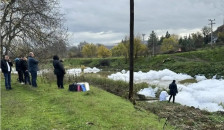 МИСТЕРИОЗНАТА БЕЛА ПЕНА ОД ВАРДАР СЕ ПОЈАВИ И ВО ЗЕЛЕНИКОВО - Либертас
