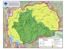 Хидролошка слика за 29 ноември: Источна Македонија во „жолто“, западот и Пелагонија безбедни од излевања - Либертас