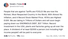 Трамп сака да им исплати по 2.000 долари на сите американски граѓани - Либертас