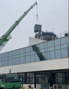 М-НАВ: Целосно завршен процесот на демонтажа на стариот и неупотреблив радар на Меѓународниот Аеродром Скопје - Либертас