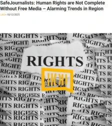 Извештај на Safejournalists: Човековите права не се комплетни без слободни медиуми, алармантни трендови во регионот - Либертас