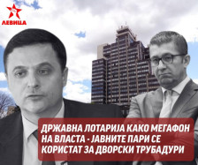 Левица: Државна лотарија како мегафон на власта - јавните пари се користат за дворски трубадури - Либертас