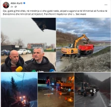 Поплави во Косово, Курти тврди дека ситуацијата е под контрола - Либертас