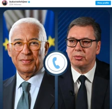 Телефонски разговор Вучиќ-Кошта за европскиот пат на Србија и важни прашања од интерес за Белград и за Брисел - Либертас