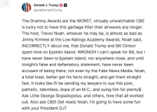 Трамп најави дека ќе го тужи водителот на доделувањето на Греми наградите поради клевета - Либертас