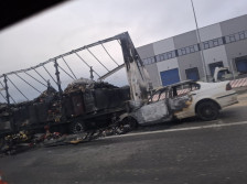 (Видео) МВР за тешката сообраќајка кај Хиподром: 25-годишник од скопско Бујковци со „бмв“ удри во камион - Либертас