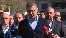 Мицкоски и Ѓорѓиевски на изградба на првата фаза на булевар „Македонија“ - Либертас